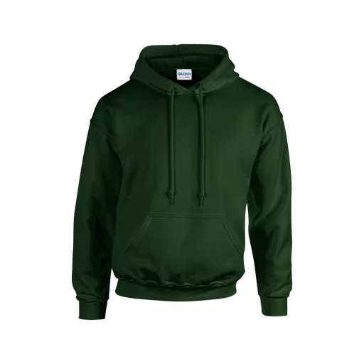 Kenguru zsebes kapucnis pulóver, Gildan GI18500, Forest Green-XL