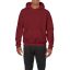 Kenguru zsebes kapucnis pulóver, Gildan GI18500, Garnet-3XL