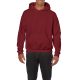 Kenguru zsebes kapucnis pulóver, Gildan GI18500, Garnet-2XL