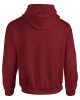 Kenguru zsebes kapucnis pulóver, Gildan GI18500, Garnet-S