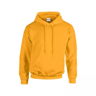 Kenguru zsebes kapucnis pulóver, Gildan GI18500, Gold-2XL