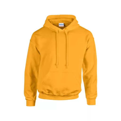Kenguru zsebes kapucnis pulóver, Gildan GI18500, Gold-3XL