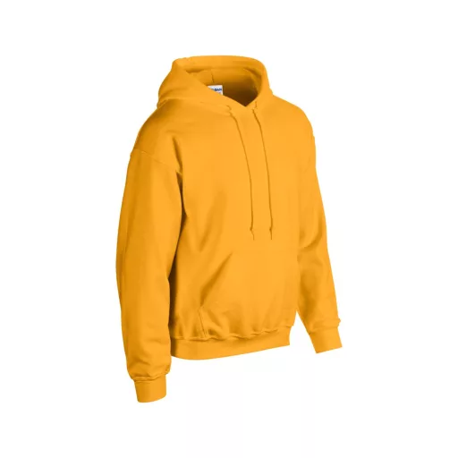 Kenguru zsebes kapucnis pulóver, Gildan GI18500, Gold-3XL