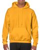 Kenguru zsebes kapucnis pulóver, Gildan GI18500, Gold-4XL
