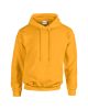 Kenguru zsebes kapucnis pulóver, Gildan GI18500, Gold-4XL