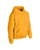 Kenguru zsebes kapucnis pulóver, Gildan GI18500, Gold-4XL