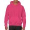 Kenguru zsebes kapucnis pulóver, Gildan GI18500, Heliconia-5XL
