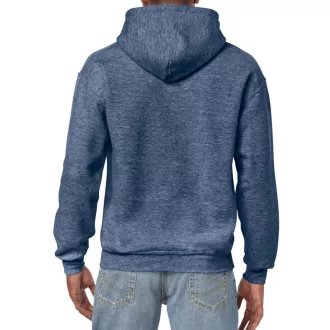  Kenguru zsebes kapucnis pulóver, Gildan GI18500, Heather Sport Dark Navy-2XL