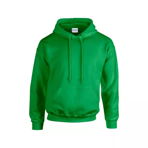 Kenguru zsebes kapucnis pulóver, Gildan GI18500, Irish Green-M