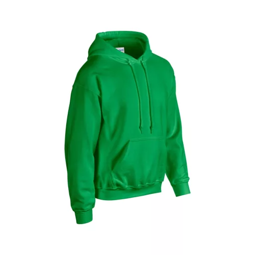 Kenguru zsebes kapucnis pulóver, Gildan GI18500, Irish Green-XL