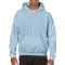 Kenguru zsebes kapucnis pulóver, Gildan GI18500, Light Blue-3XL