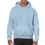 Kenguru zsebes kapucnis pulóver, Gildan GI18500, Light Blue-S