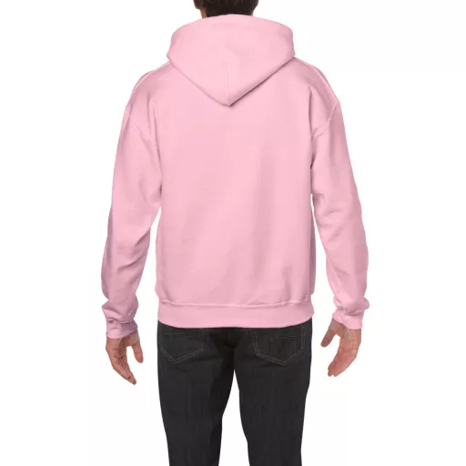 Kenguru zsebes kapucnis pulóver, Gildan GI18500, Light Pink-S