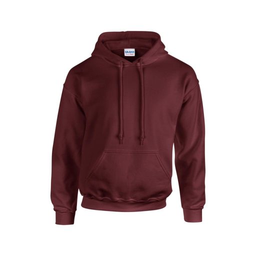 Kenguru zsebes kapucnis pulóver, Gildan GI18500, Maroon-XL