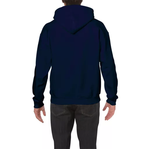 Kenguru zsebes kapucnis pulóver, Gildan GI18500, Navy-2XL