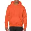 Kenguru zsebes kapucnis pulóver, Gildan GI18500, Orange-3XL