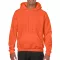 Kenguru zsebes kapucnis pulóver, Gildan GI18500, Orange-S