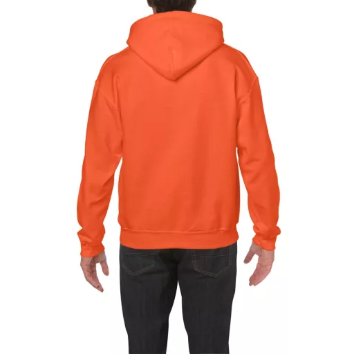 Kenguru zsebes kapucnis pulóver, Gildan GI18500, Orange-S