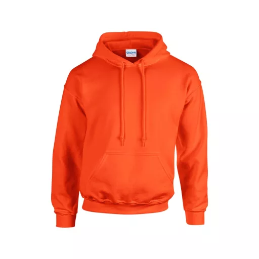 Kenguru zsebes kapucnis pulóver, Gildan GI18500, Orange-S