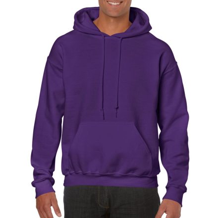 Kenguru zsebes kapucnis pulóver, Gildan GI18500, Purple-L