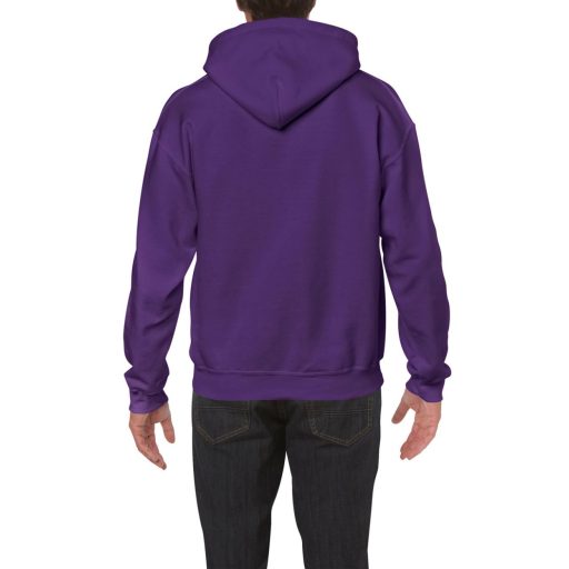 Kenguru zsebes kapucnis pulóver, Gildan GI18500, Purple-M