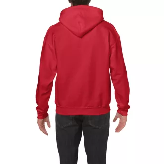 Kenguru zsebes kapucnis pulóver, Gildan GI18500, Red-2XL