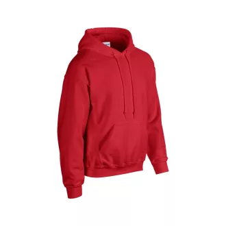 Kenguru zsebes kapucnis pulóver, Gildan GI18500, Red-2XL