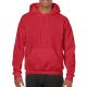 Kenguru zsebes kapucnis pulóver, Gildan GI18500, Red-4XL