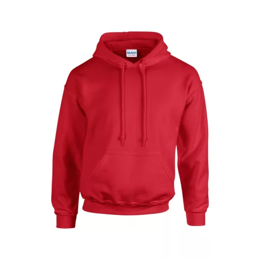 Kenguru zsebes kapucnis pulóver, Gildan GI18500, Red-5XL