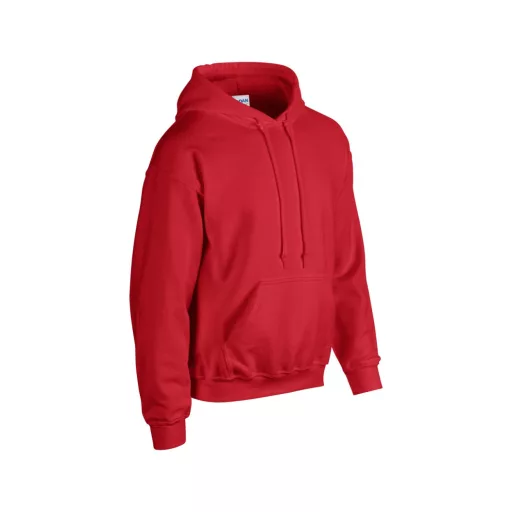 Kenguru zsebes kapucnis pulóver, Gildan GI18500, Red-5XL