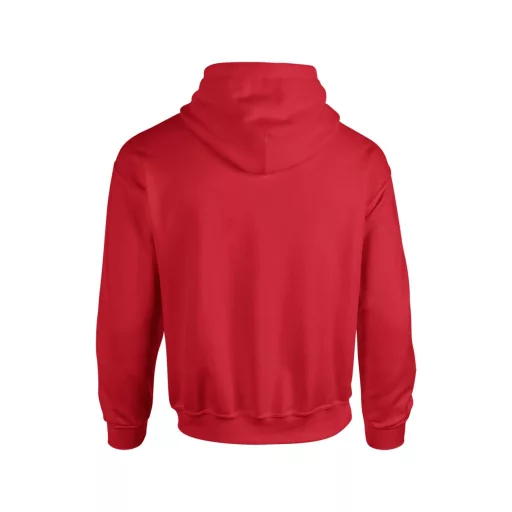 Kenguru zsebes kapucnis pulóver, Gildan GI18500, Red-XL