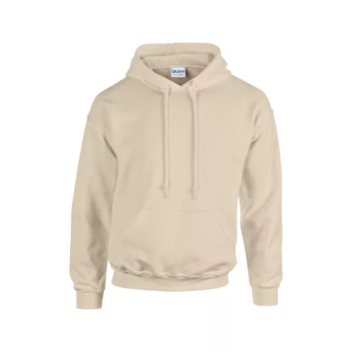 Kenguru zsebes kapucnis pulóver, Gildan GI18500, Sand-5XL