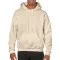 Kenguru zsebes kapucnis pulóver, Gildan GI18500, Sand-XL