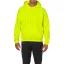Kenguru zsebes kapucnis pulóver, Gildan GI18500, Safety Green-4XL