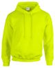 Kenguru zsebes kapucnis pulóver, Gildan GI18500, Safety Green-S