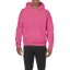 Kenguru zsebes kapucnis pulóver, Gildan GI18500, Safety Pink-XL