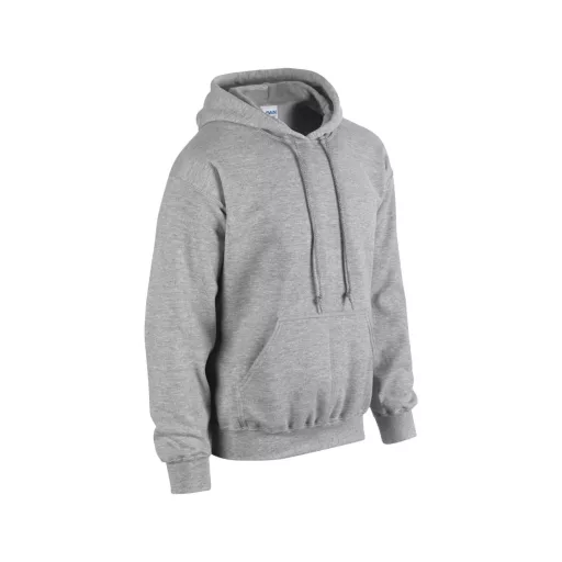 Kenguru zsebes kapucnis pulóver, Gildan GI18500, Sport Grey-S