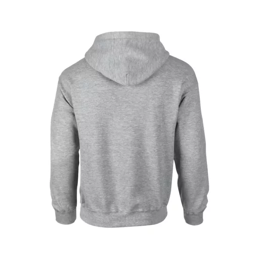 Kenguru zsebes kapucnis pulóver, Gildan GI18500, Sport Grey-S