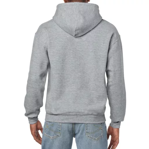 Kenguru zsebes kapucnis pulóver, Gildan GI18500, Sport Grey-S