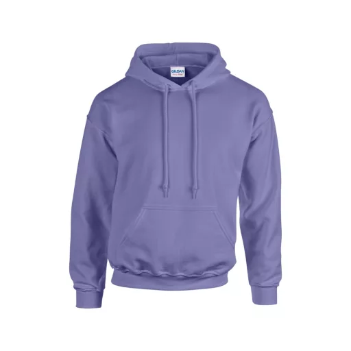 Kenguru zsebes kapucnis pulóver, Gildan GI18500, Violet-S