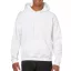 Kenguru zsebes kapucnis pulóver, Gildan GI18500, White-5XL