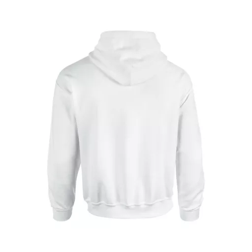 Kenguru zsebes kapucnis pulóver, Gildan GI18500, White-M
