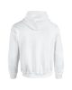 Kenguru zsebes kapucnis pulóver, Gildan GI18500, White-S
