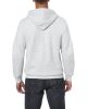 Cipzáras kenguru zsebes kapucnis pulóver, Gildan GI18600, Ash-3XL