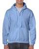 Cipzáras kenguru zsebes kapucnis pulóver, Gildan GI18600, Carolina Blue-2XL