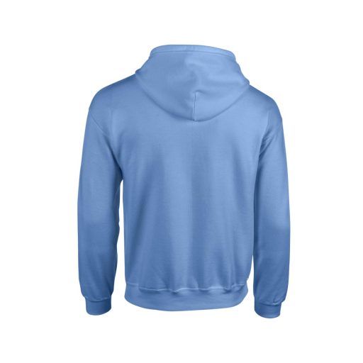 Cipzáras kenguru zsebes kapucnis pulóver, Gildan GI18600, Carolina Blue-3XL
