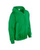 Cipzáras kenguru zsebes kapucnis pulóver, Gildan GI18600, Irish Green-S