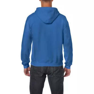   Cipzáras kenguru zsebes kapucnis pulóver, Gildan GI18600, Royal-2XL