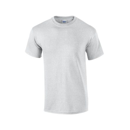Előmosott kerek nyakkivágásu ultra póló, Gildan GI2000, Ash Grey-S
