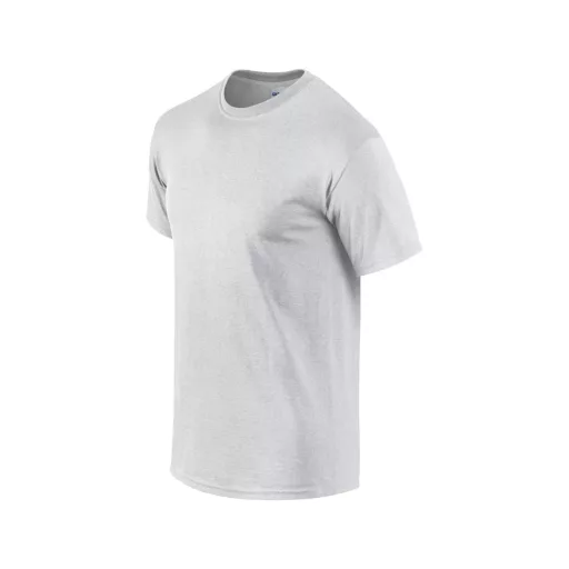 Előmosott kerek nyakkivágásu ultra póló, Gildan GI2000, Ash Grey-S